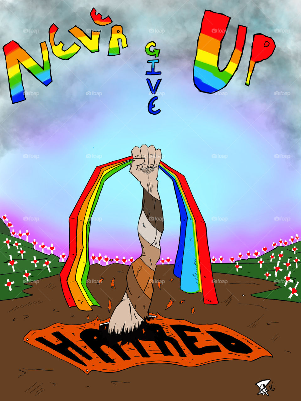 Never give up LGBT community! You have come a long way! We love you!