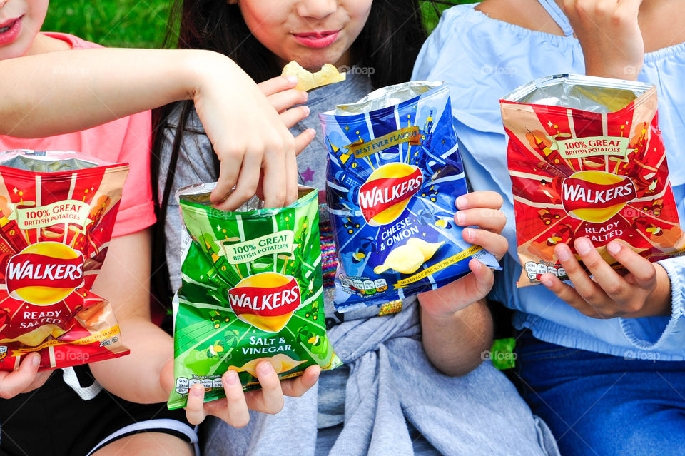 Chips lovers. Crisps eaters.