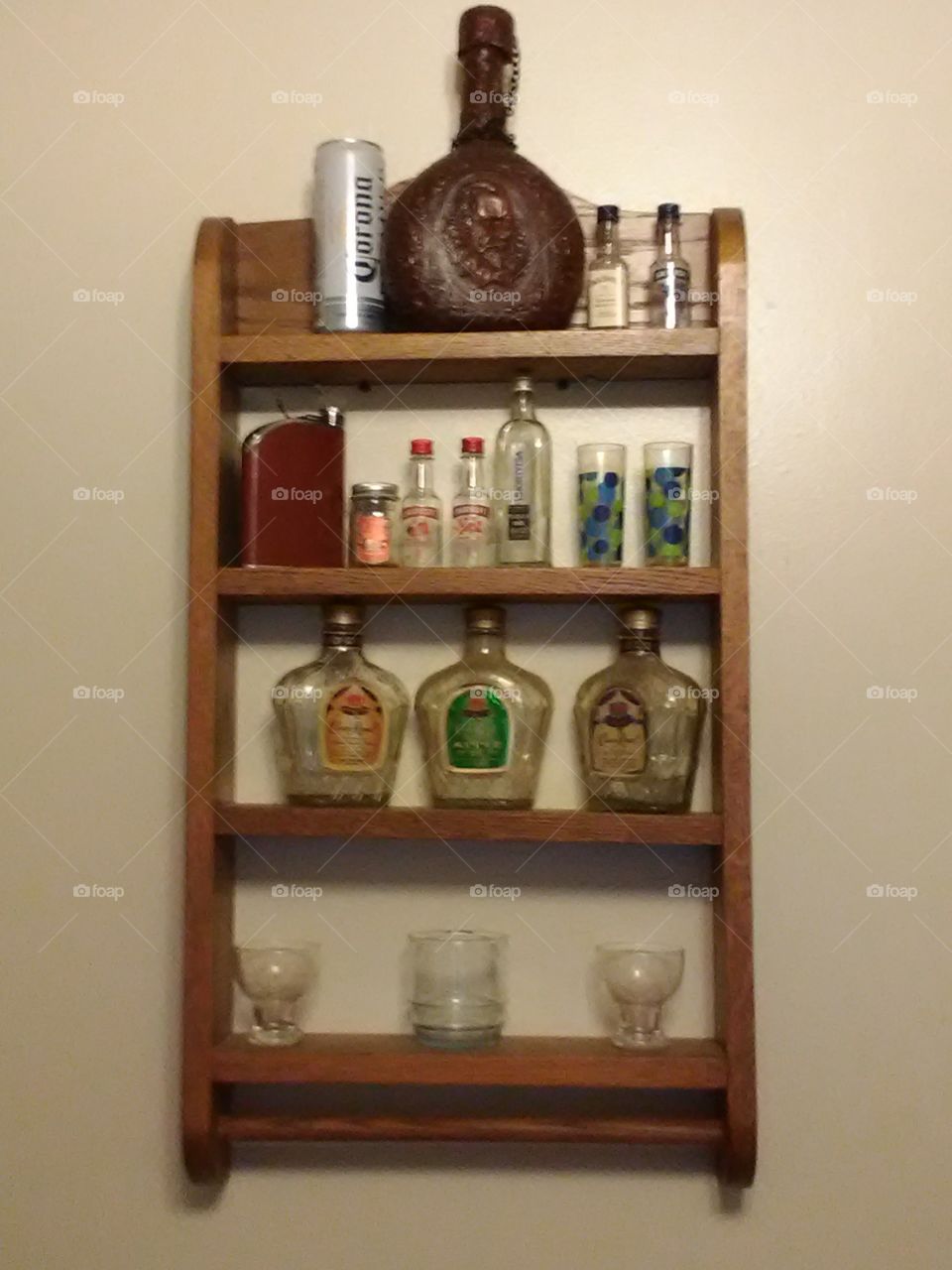 collection of alcoholic beverage bottles he he..