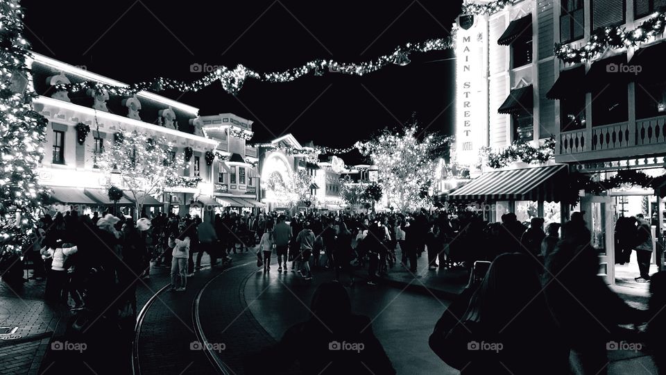 Main Street at Disneyland.