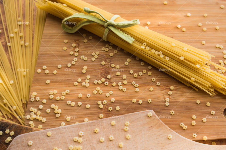 Different types of pasta