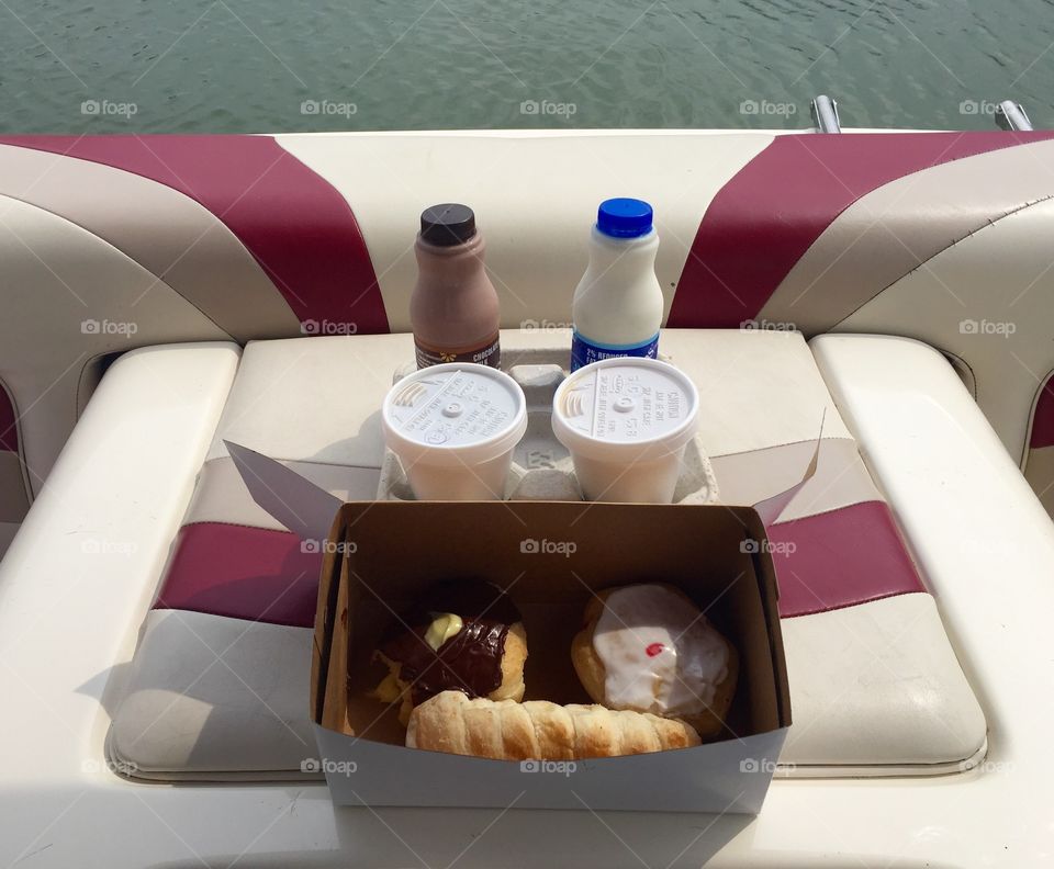 Breakfast on the boat