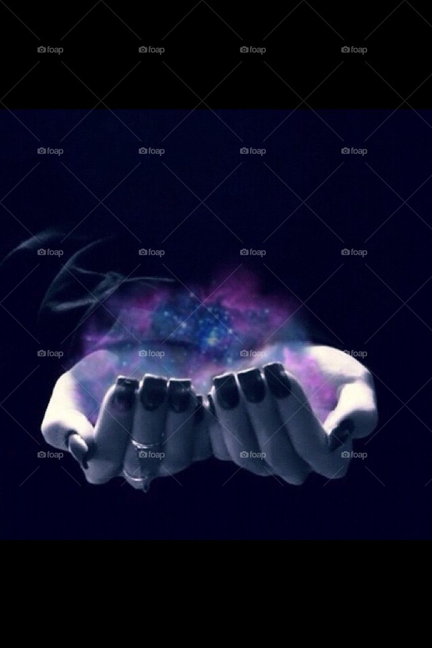 white black hands magic by mizlinzy44