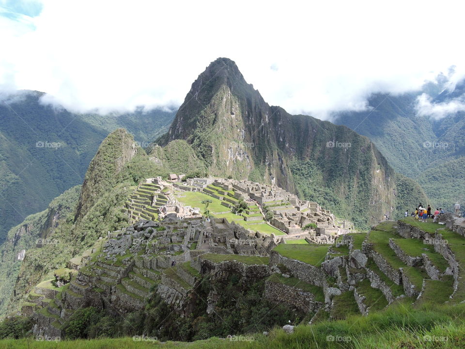 Panorama of Machu Picchu at its best 