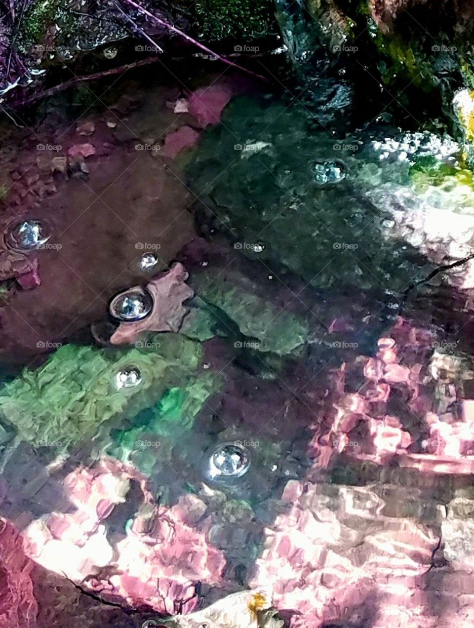 Take time for bubbles