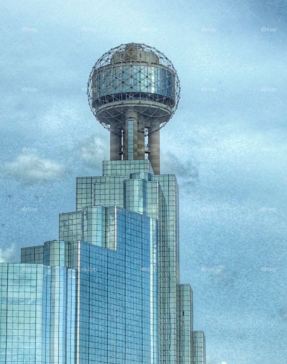 Take a trip. Dallas reunion tower
