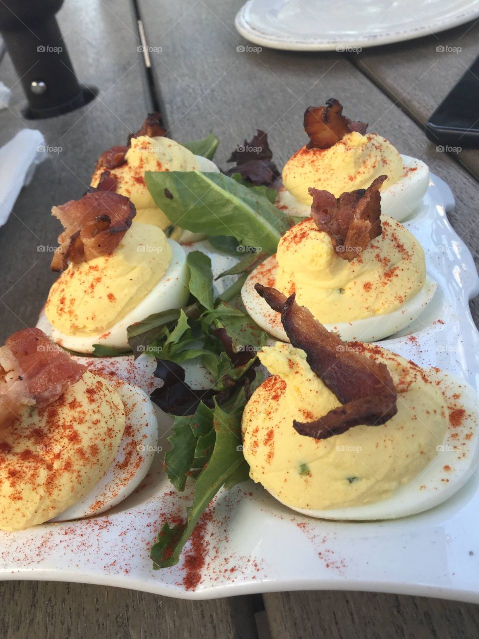 Amazing devil eggs with bacon 5 star