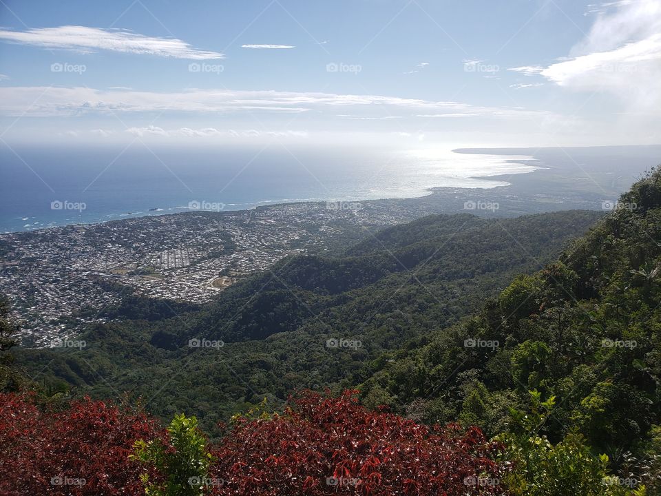 View from Mount Isabel de Torres in Puerta Plata, DR