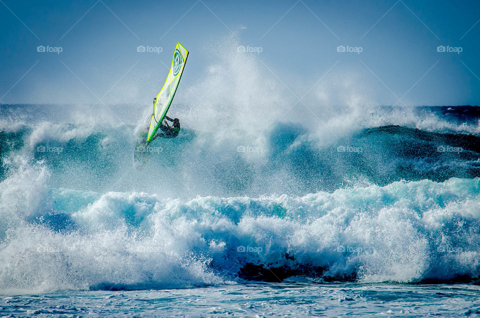 Windsurfing on Maui