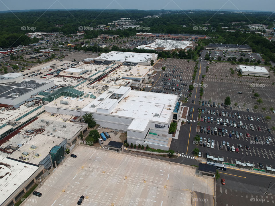 A mall from up high (drone photo)