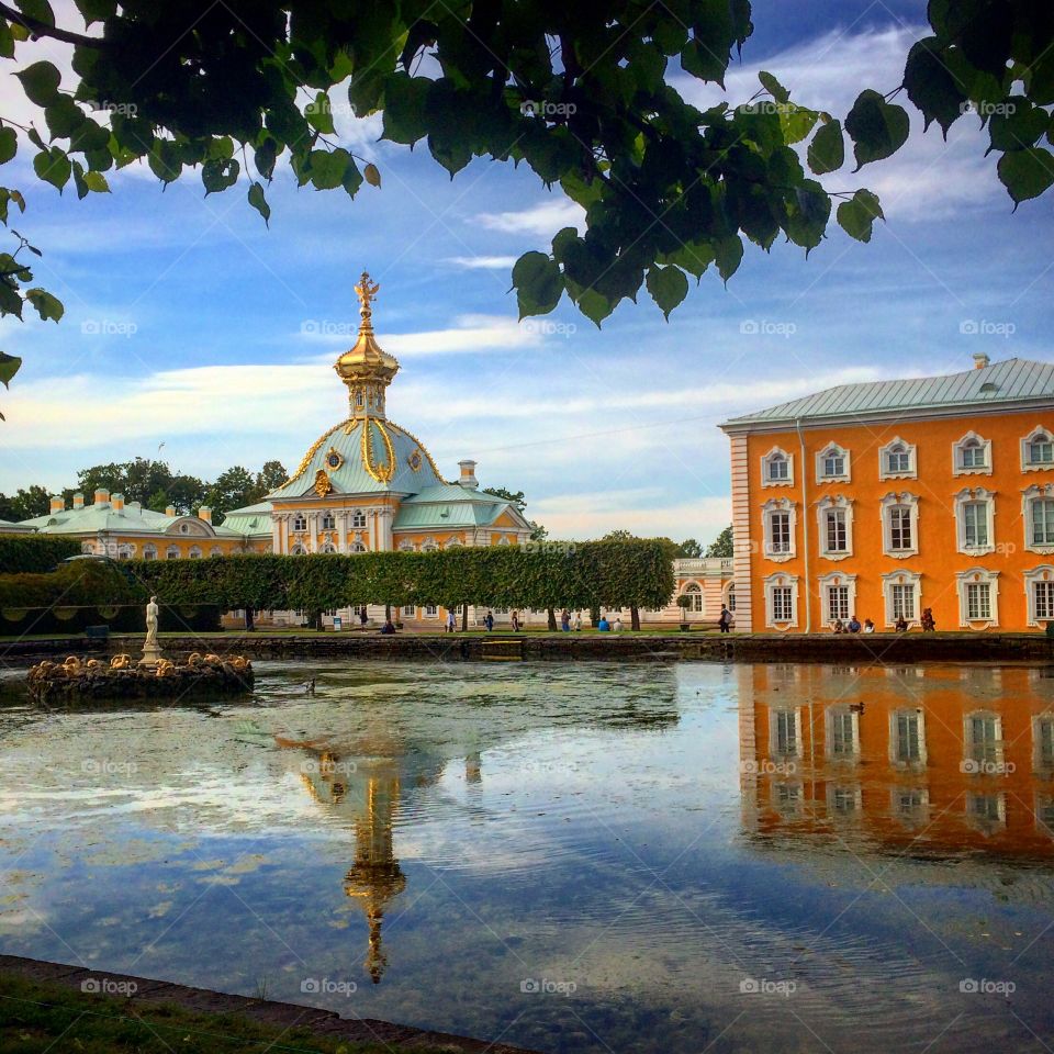 Peterhof palace  St Petersburg Russia 
