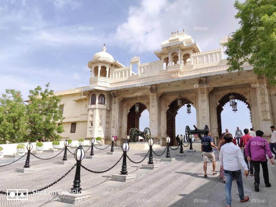 City Palace Udaipur Enterence Gate made beautifully by Udiapur King