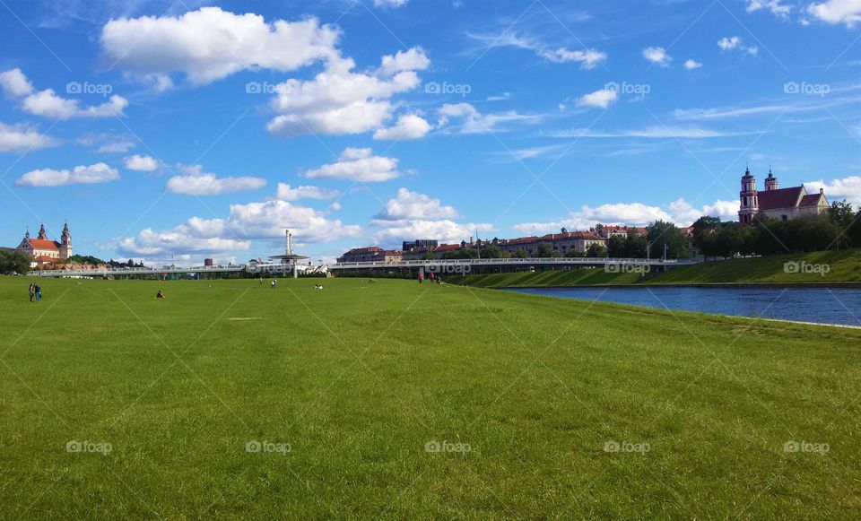 scenery in Vilnius,Lithuania