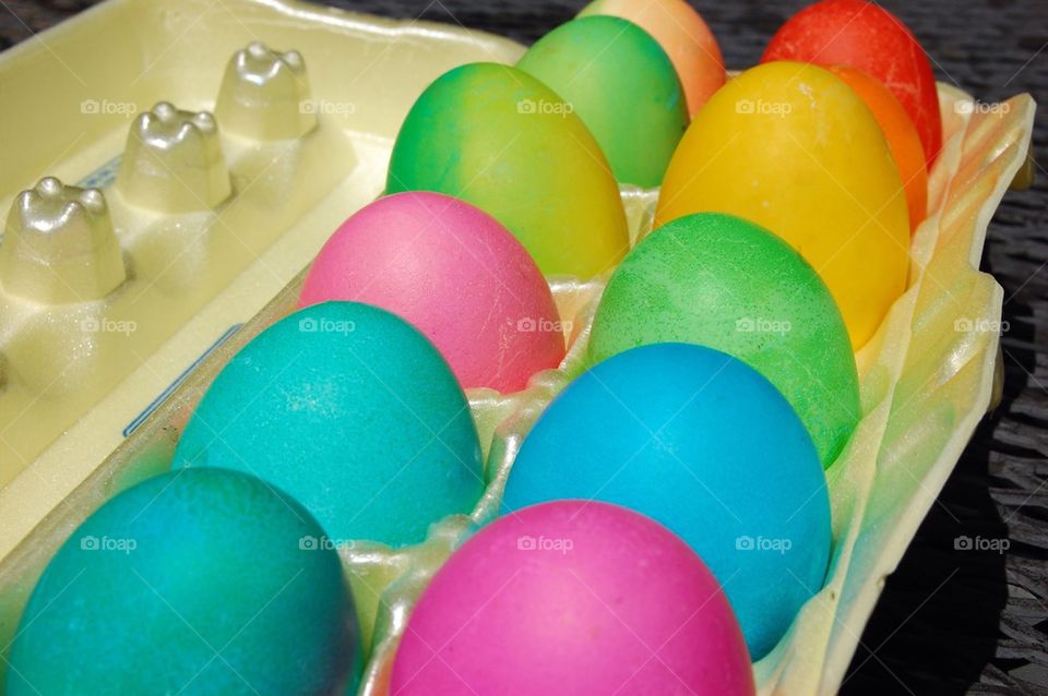 Easter egg colors 