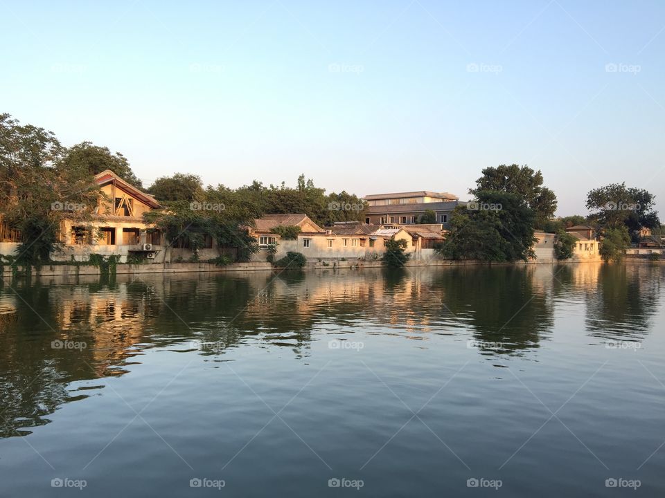 Lake near the village