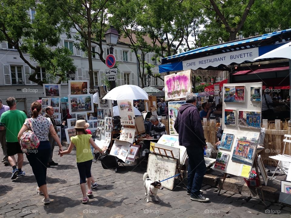 Paris, Montmartre art