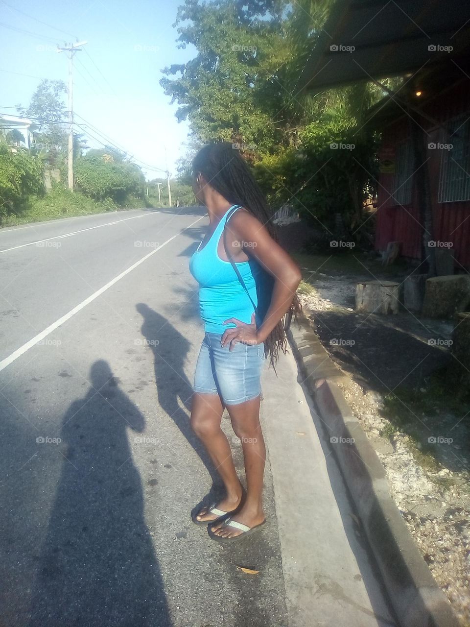 the beauty of life is to wake up  in the morning and go on the road to look for a cab for school.