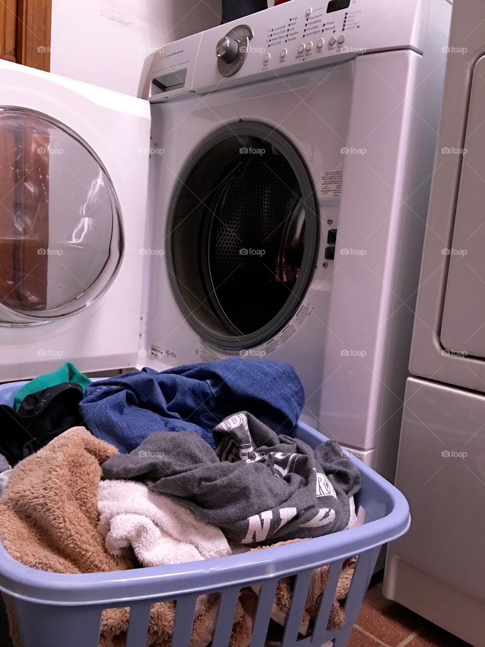 Laundry Day Getting Ready To Do Wash