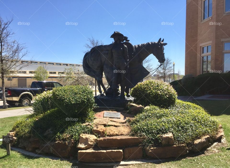 Yee-haw! - Cowgirl Statue 