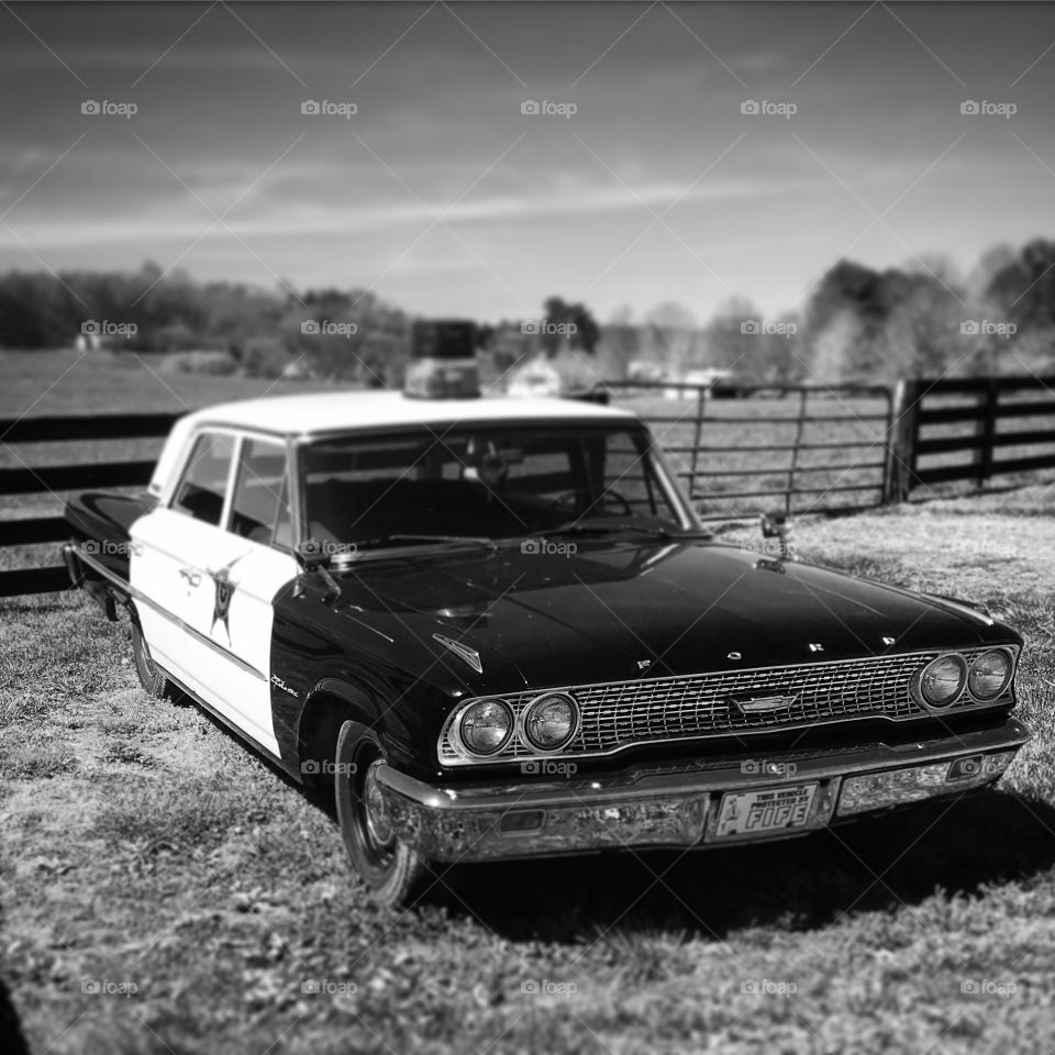 Barney's car in Leipers Fork, TN.