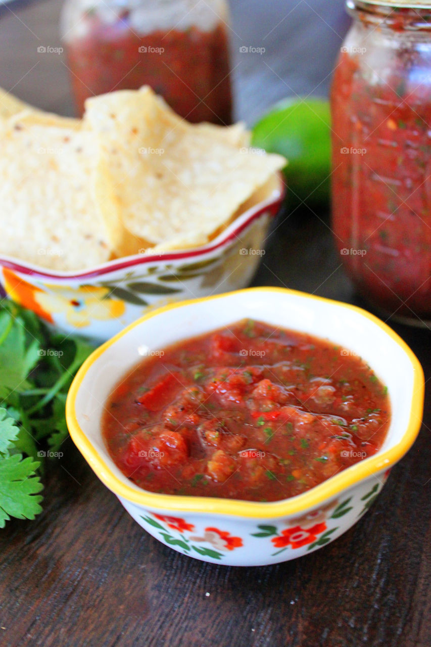 Food in bowl for male