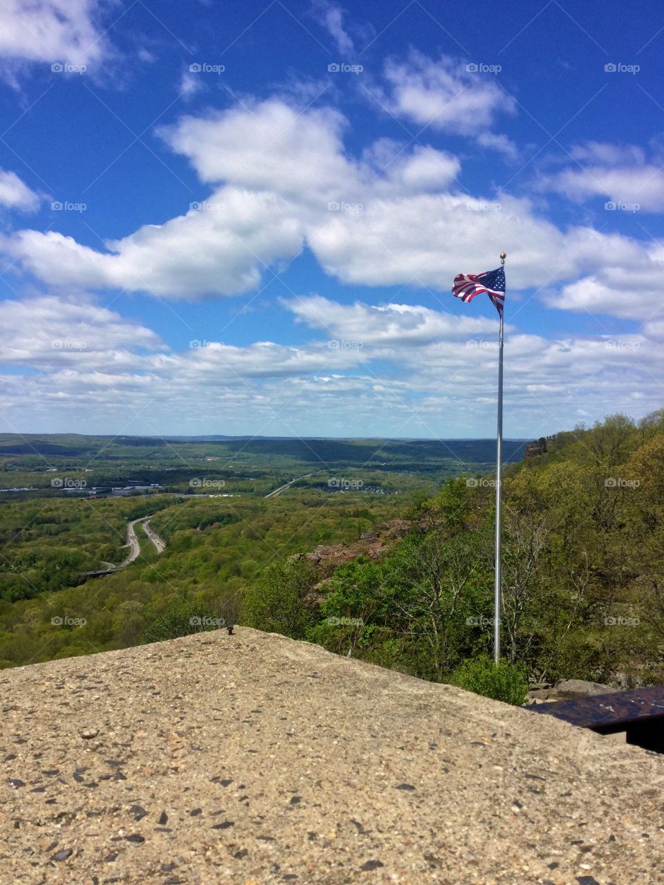 A view from Castle Craig in Meriden. 