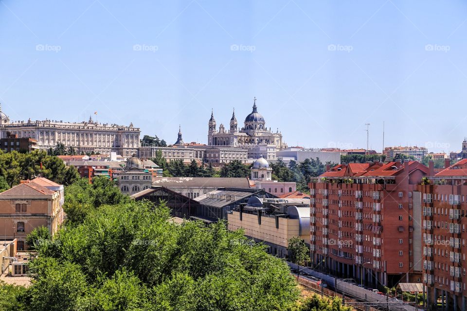 Royal castle seen from the park