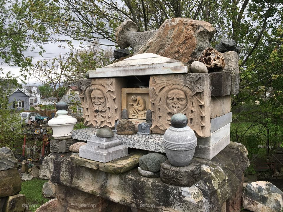 Temple of tolerance aka the rock garden in Wapakoneta,  Ohio 2016