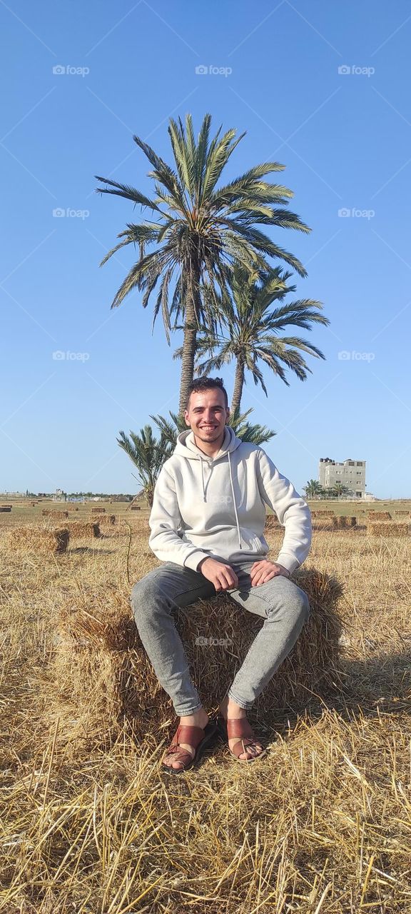 Sitting in the middle of nature is very comfortable