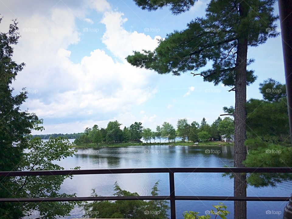 Waterfront view of the river