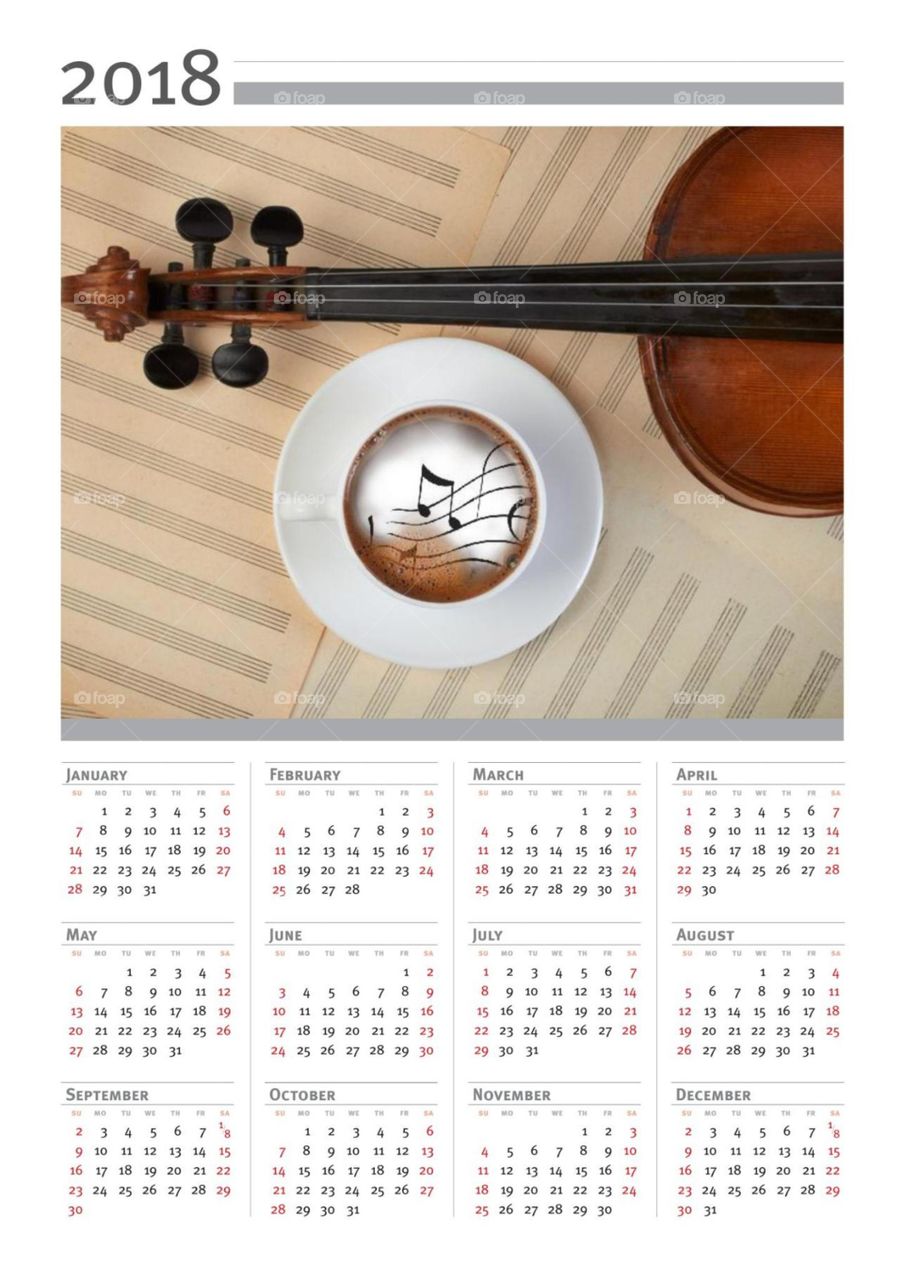 Musik Kalender 2018