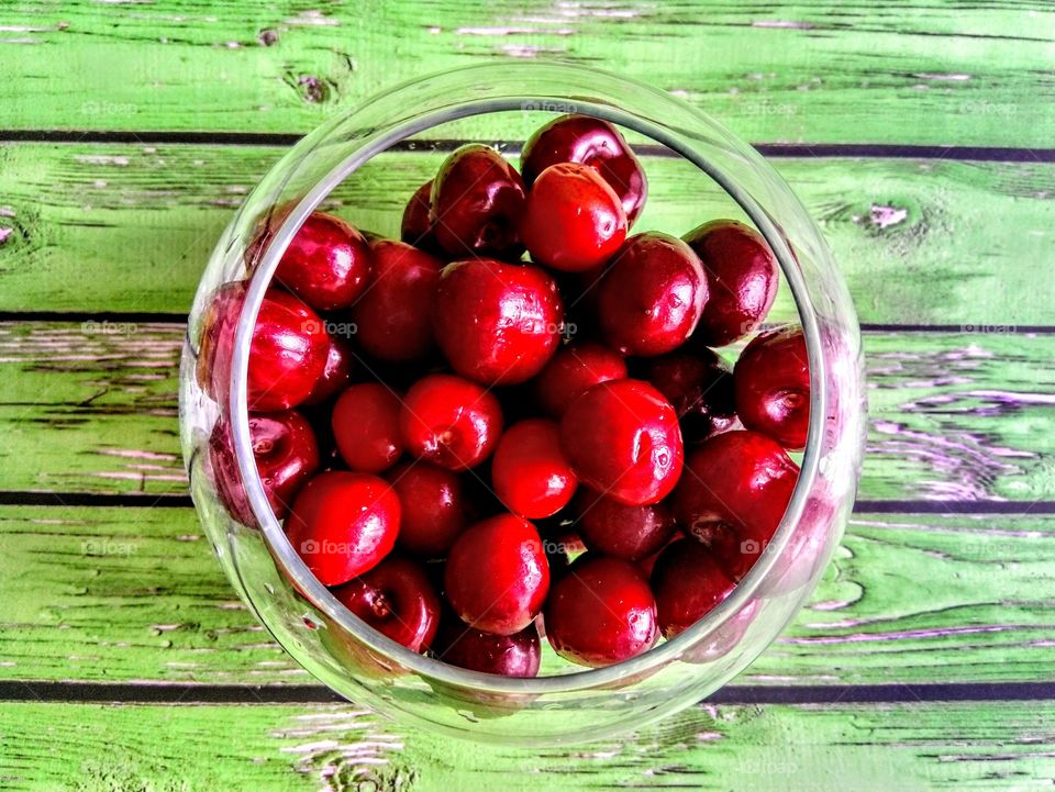 Cherry. Summer. Freshness.