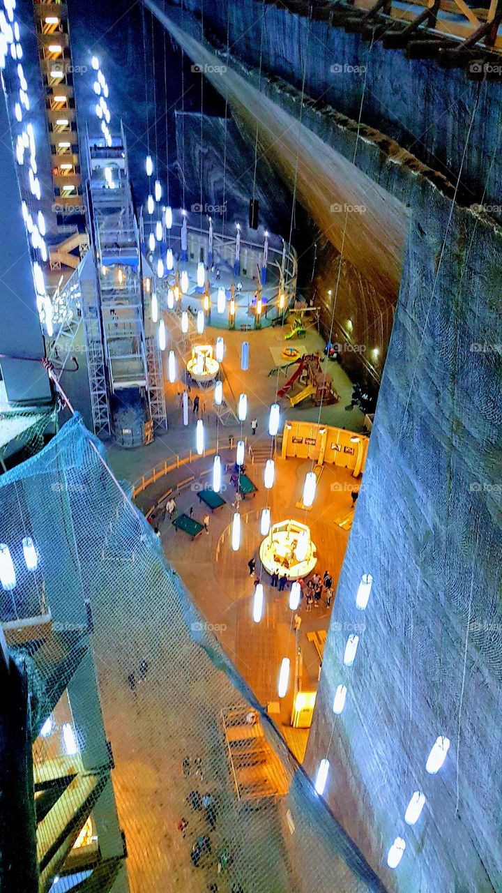 underground at Salt mine, Turda