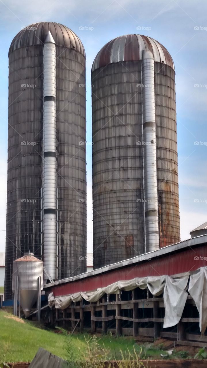 Silo, No Person, Industry, Grinder, Outdoors