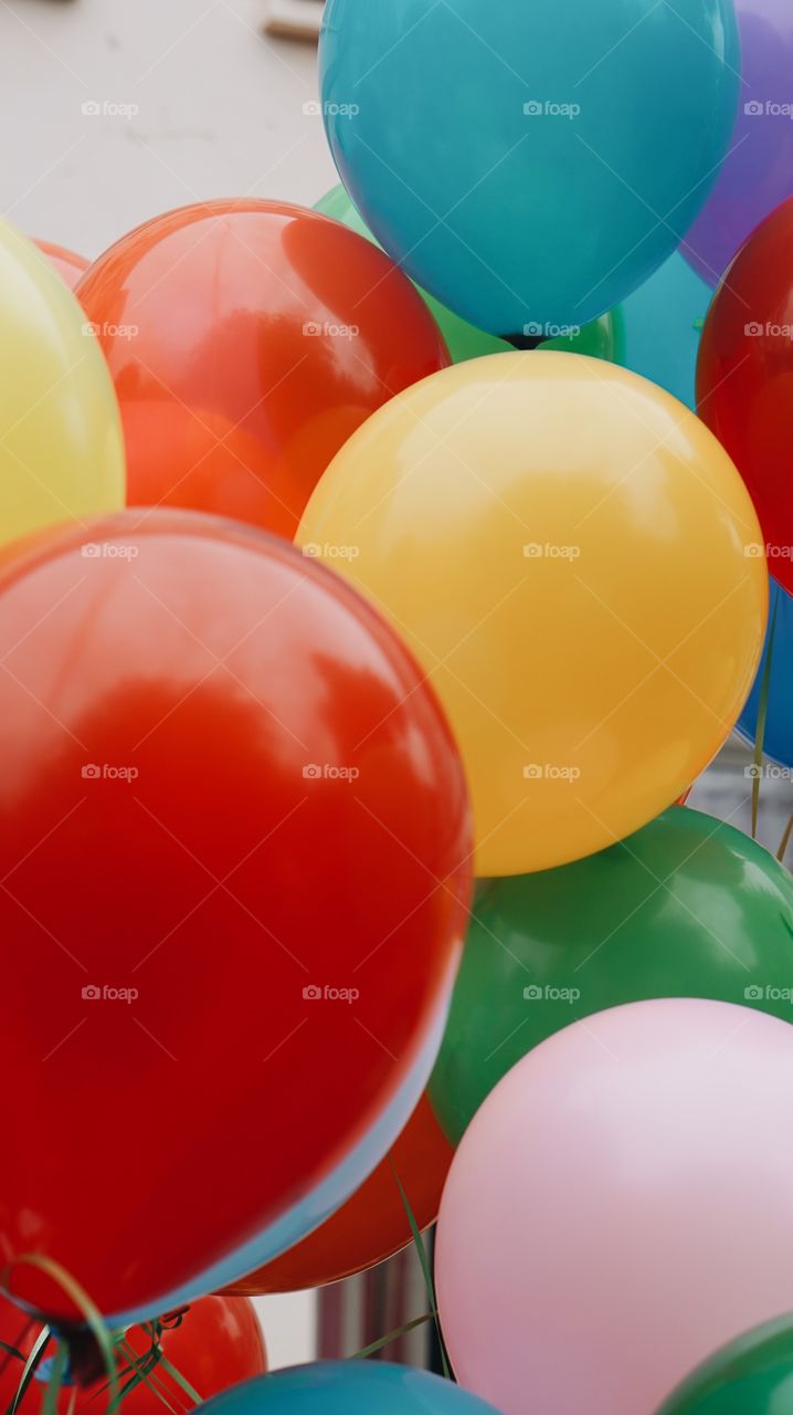 Balloon, No Person, Bright, Color, Round Out