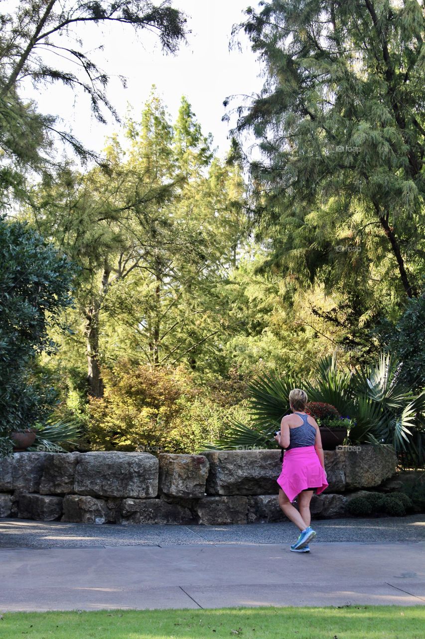 Social distancing made easy when I walk through the park in early mornings!