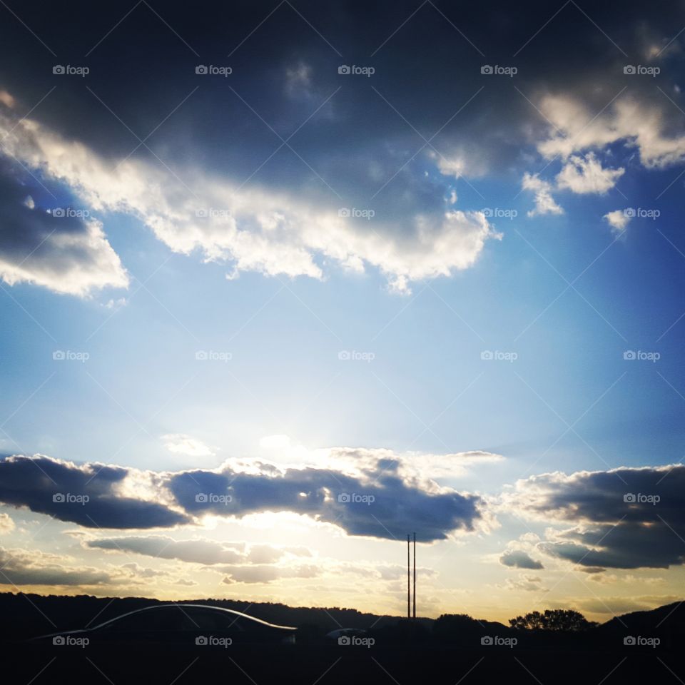 Sky, Sun, Sunset, Nature, Landscape