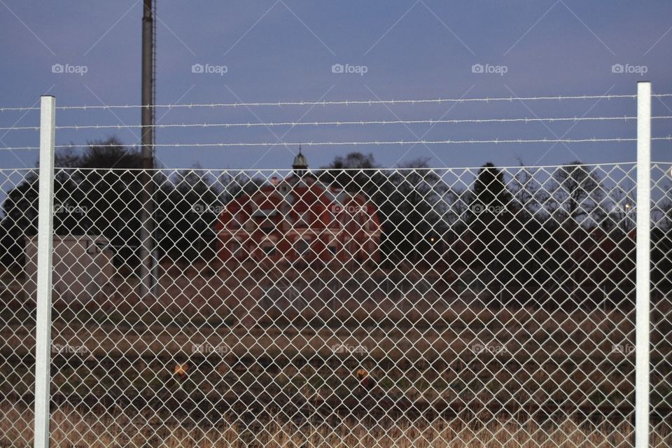 Fence, Barrier, No Person, Wire, Security