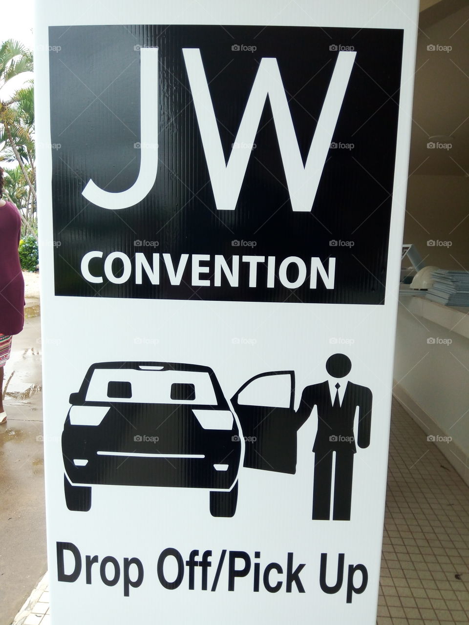 JW convention sign