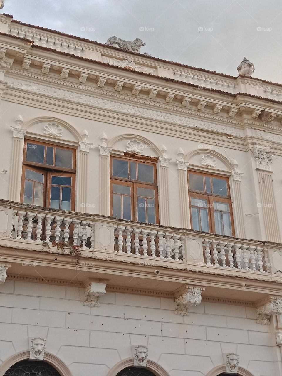 Second story of an old colonial house