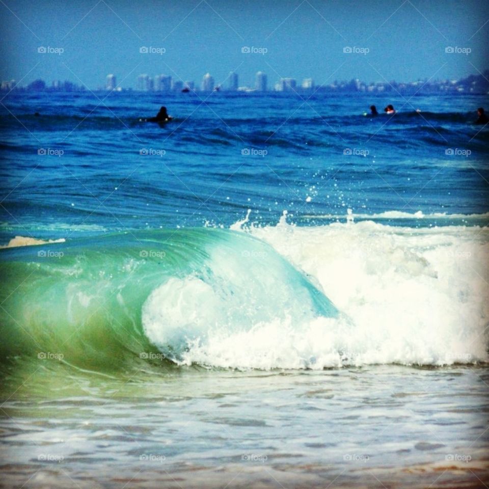 beach city blue summer by krispett