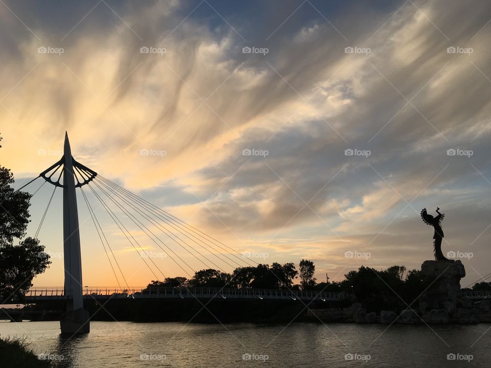 Keeper of the Plains in Wichita, Kansas 