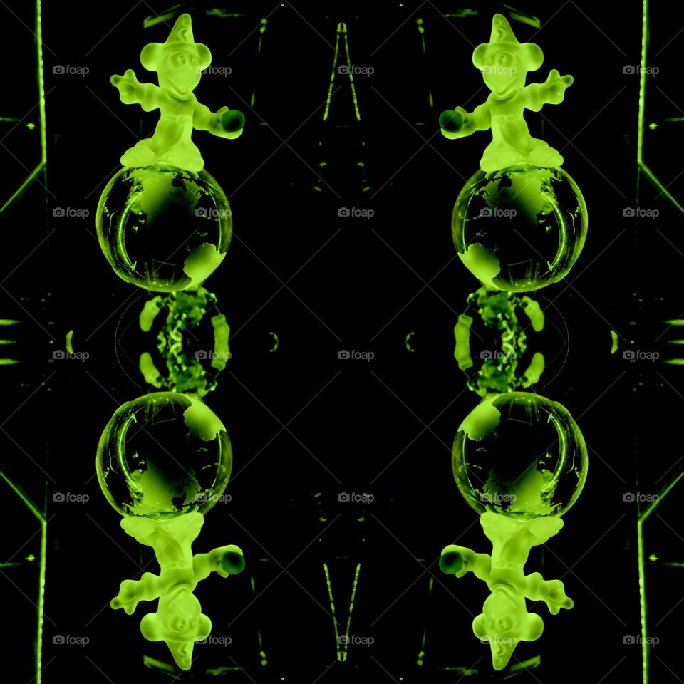 Mickey Mouse crystal souvenir in Magic Kingdom in Orlando Florida