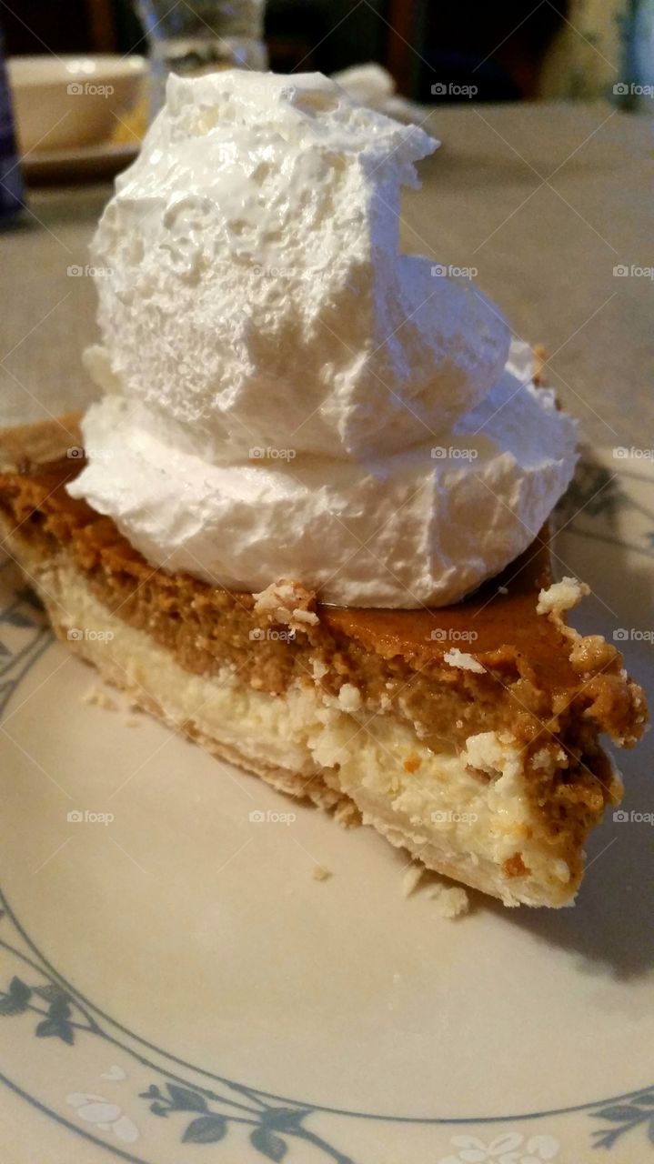 Pumpkin cheesecake