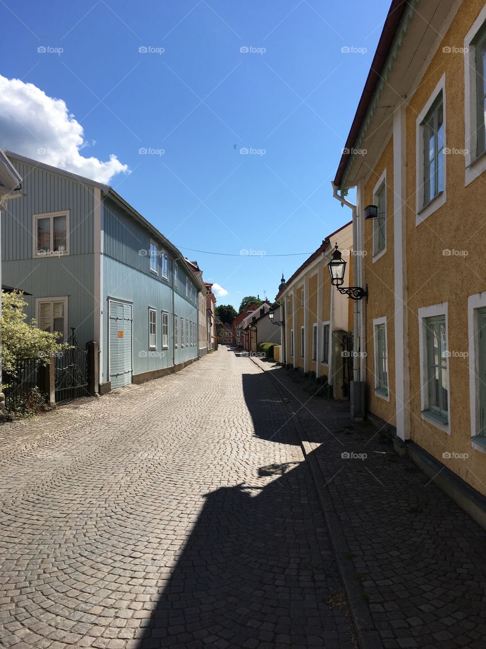 Vadstena, Sweden, houses