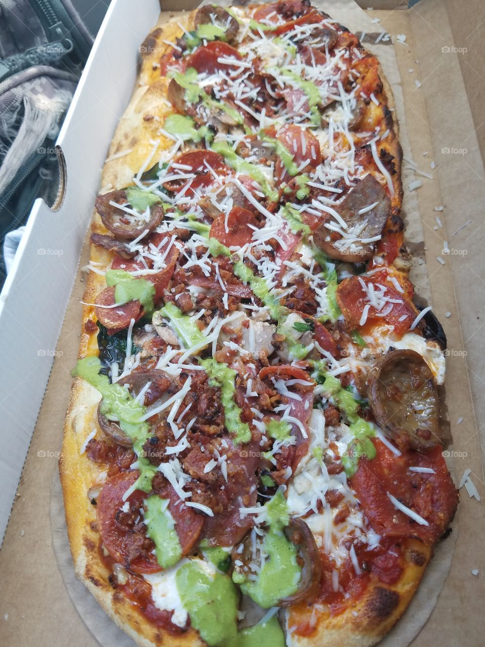 All-meat Pizza with even more meat!