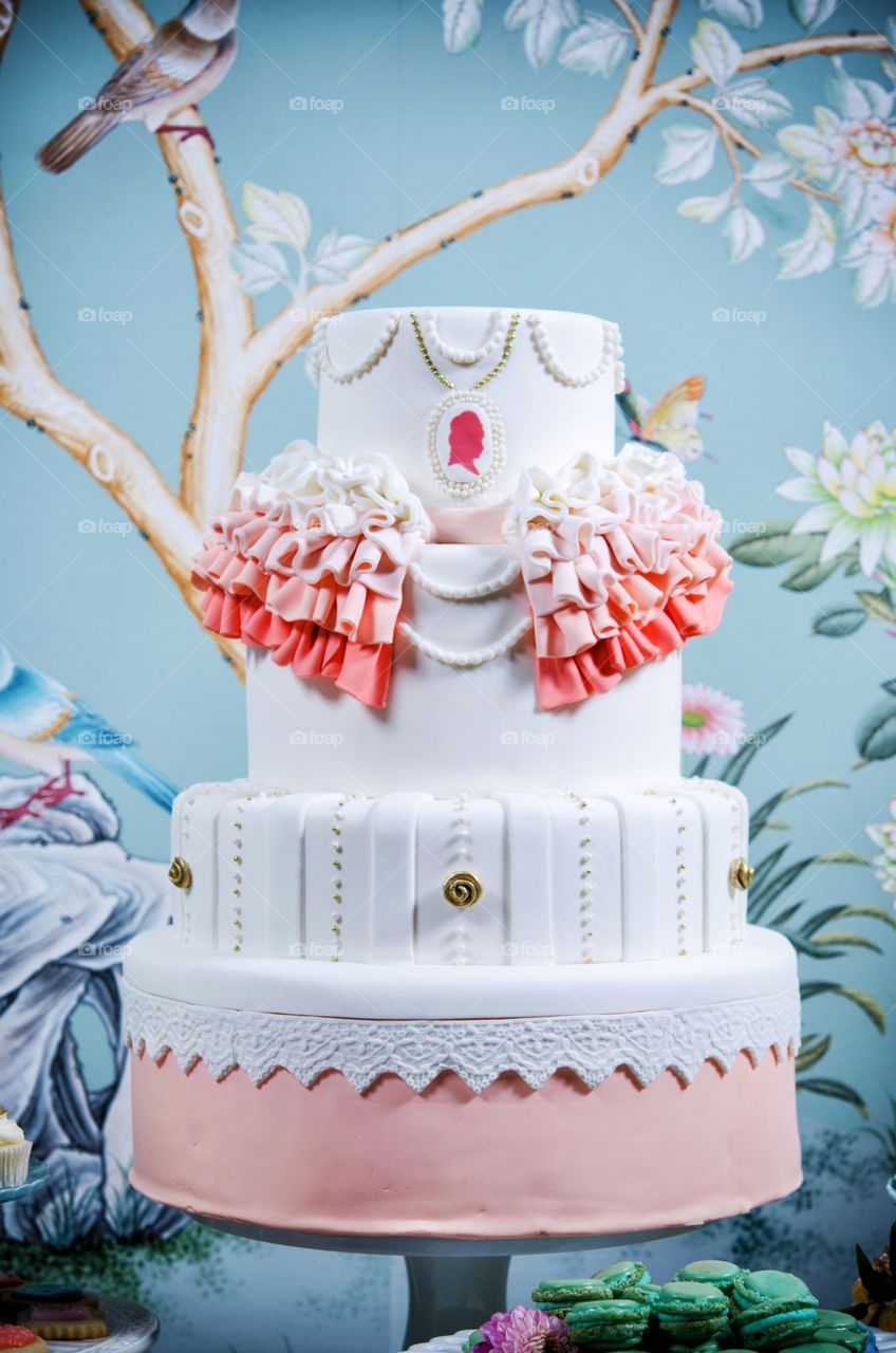 Beautifully decorated cake