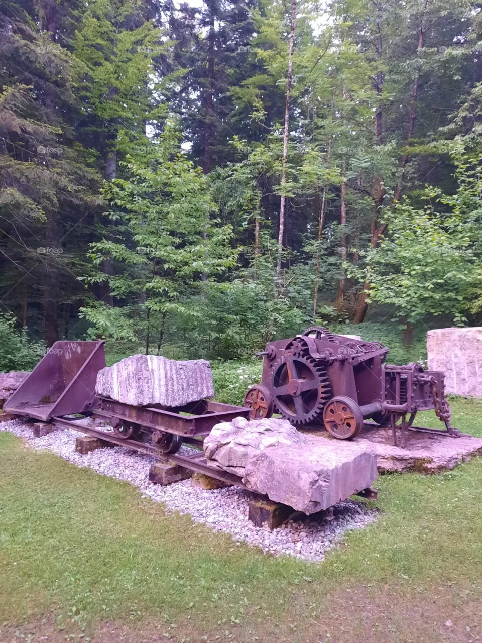 Marmor Bearbeitung damals 