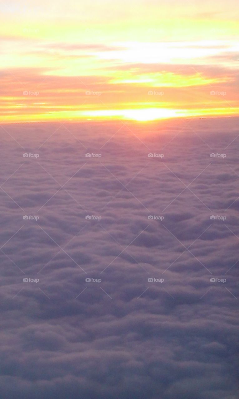 above the clouds