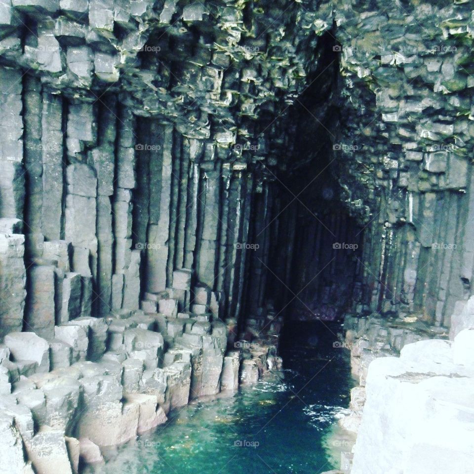 Fingals cave, Scotland 2014